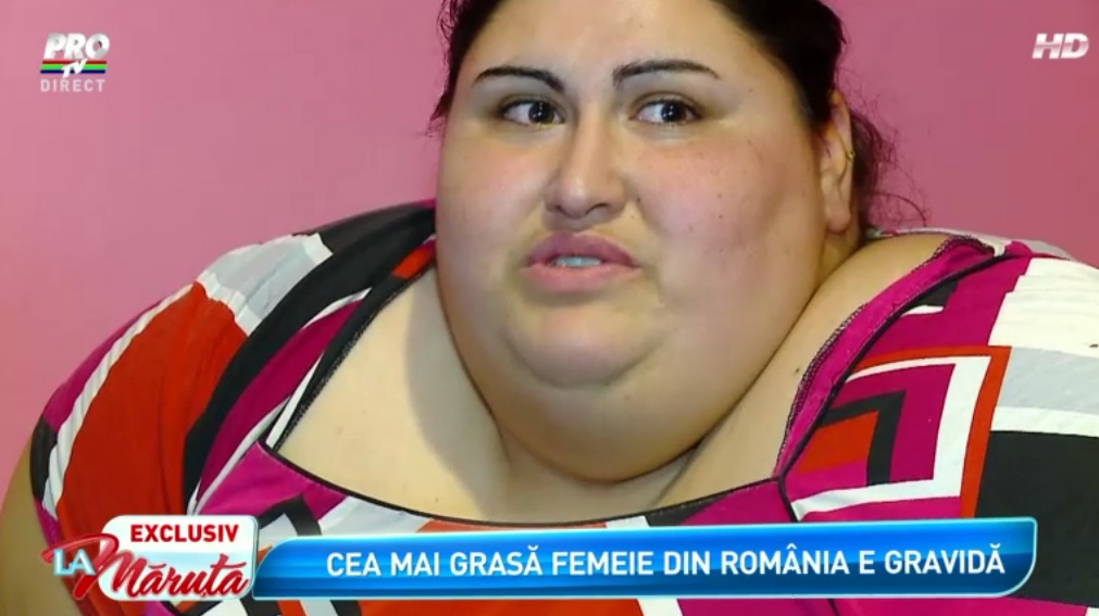 Asa arata Mariana Buica anul trecut, cand avea 240 de kilograme