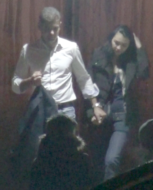 Boureanu a iesit din club tinand strans de mana o bruneta misterioasa