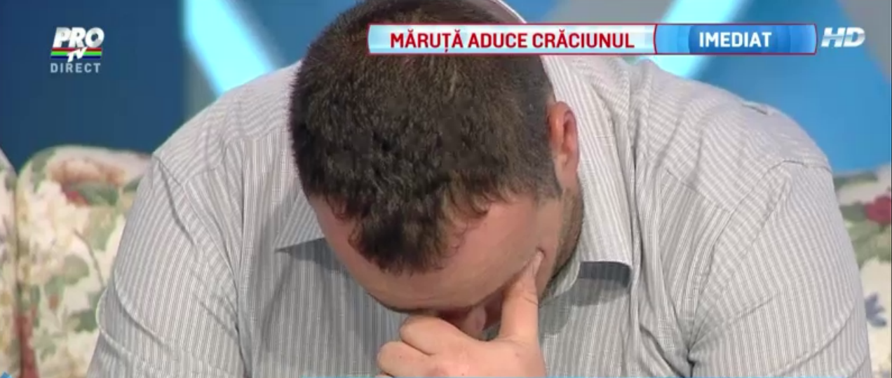 Unul dintre pescari a plans in direct