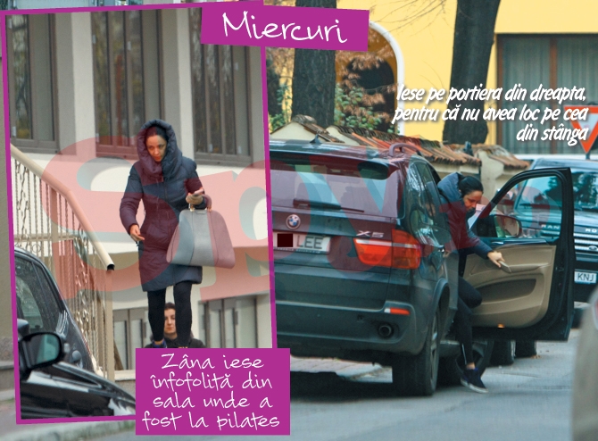 Andreea s-a subtiat vizibil de cand practica Pilates