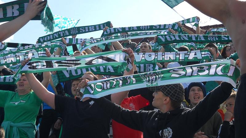 Fanii Vointei Sibiu au infiintat o noua formatie si duc mai departe traditia fotbalistica a orasului