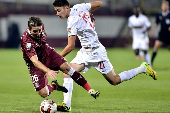 In meciul cu Rapid, Nedelcearu a fost eliminat in primele minute ale partidei din Giulesti