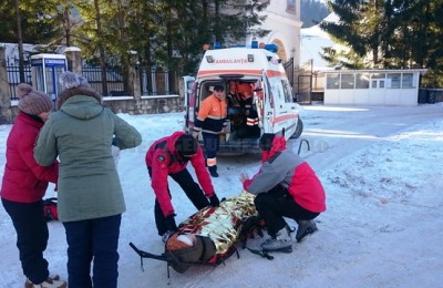 Salvarea a intervenit dupa 35 de minute