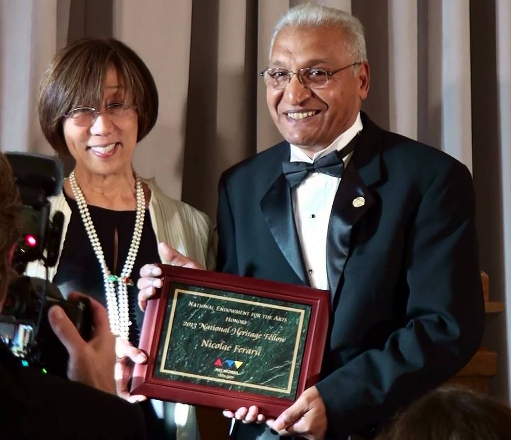 Timbalistul romana alaturi de Joan Shigekawa