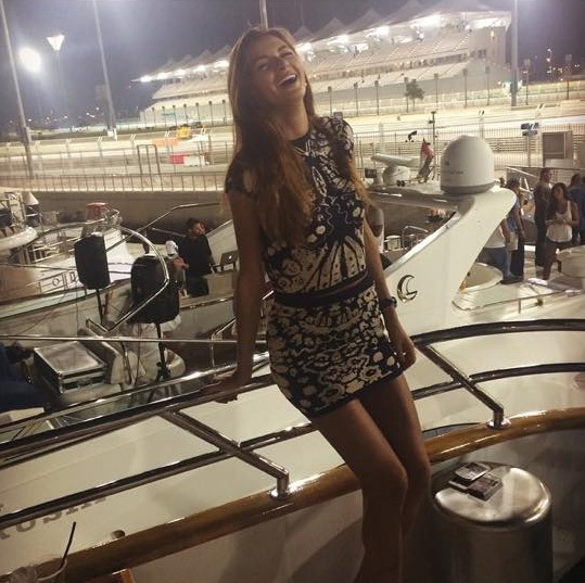 Ramona Gabor a inceput din nou sa mearga la petreceri exclusiviste