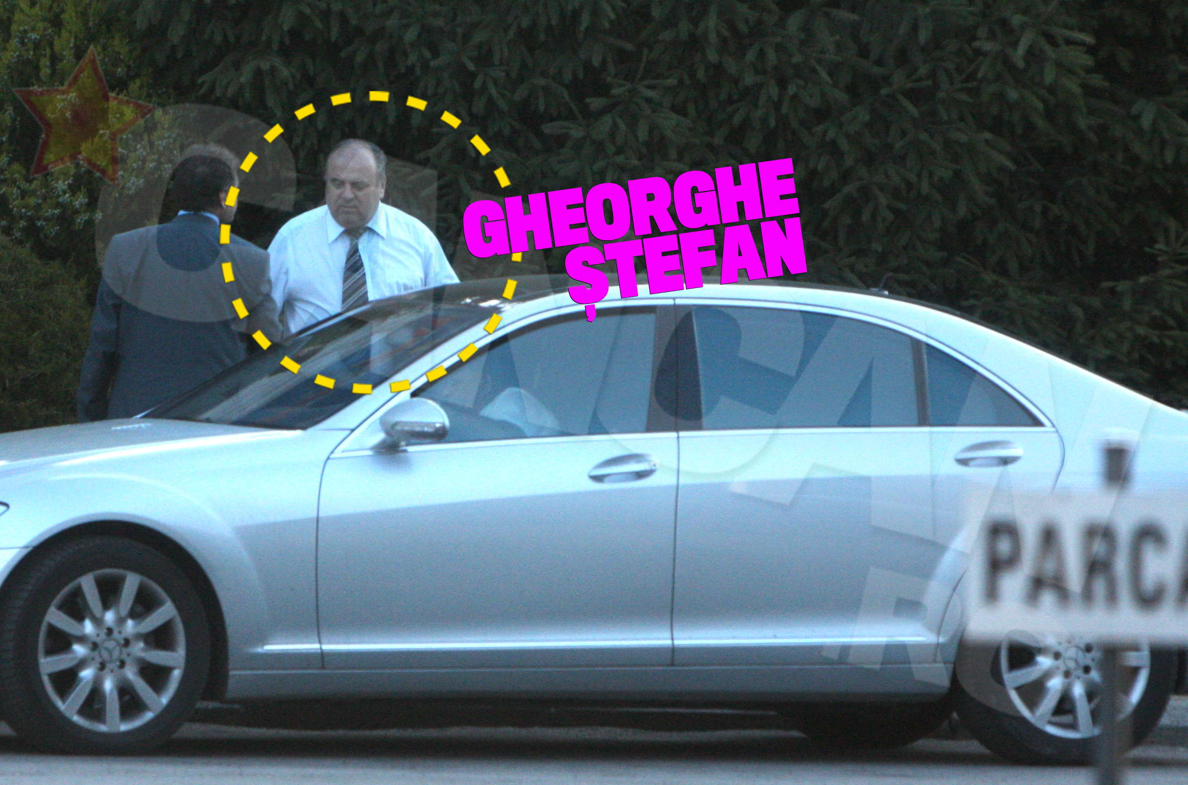 Gheorghe Stefan pleaca spre hotelul lui Cocos