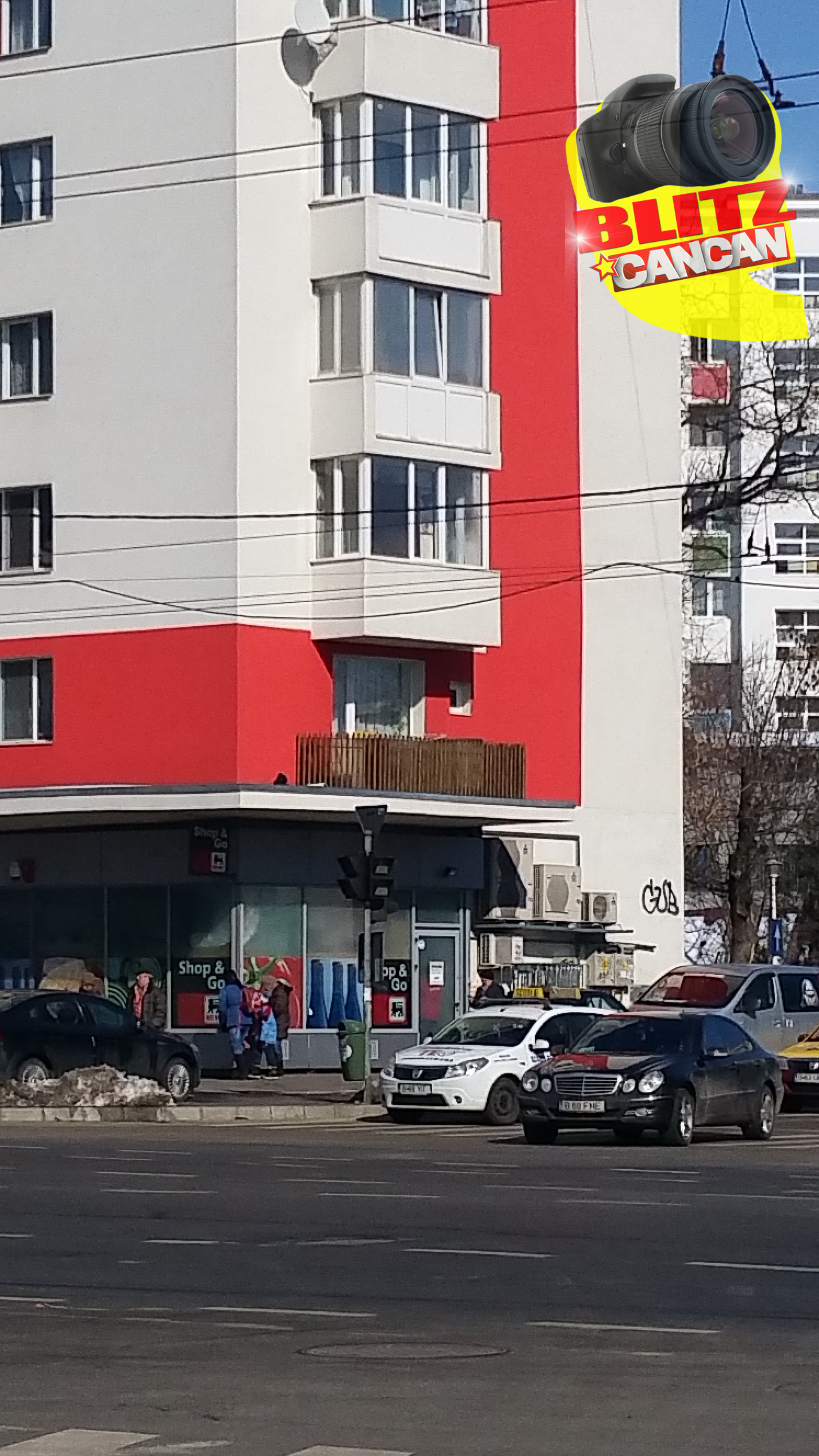 Si-a facut gard la etajul unu