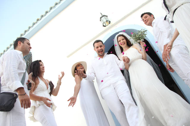 Anca Lungu a avut parte de o ceremonie de vis in Grecia