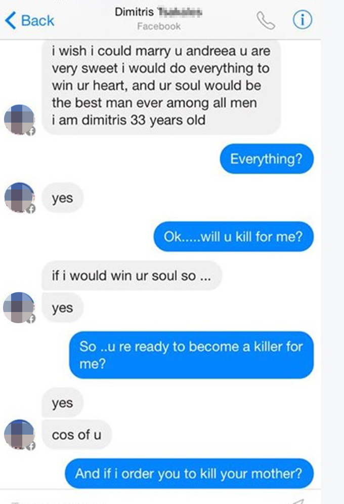 Discutia dintre Andreea si fanul ei