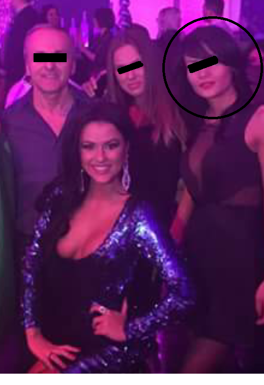 Daniela s-a afisat in prezenta unei dame de companie