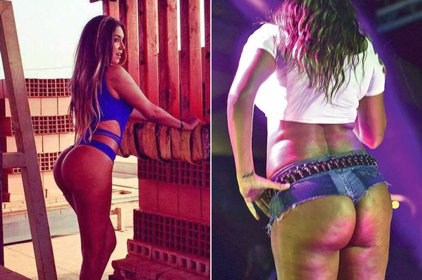 Tilsa Lozano cu si fara celulita