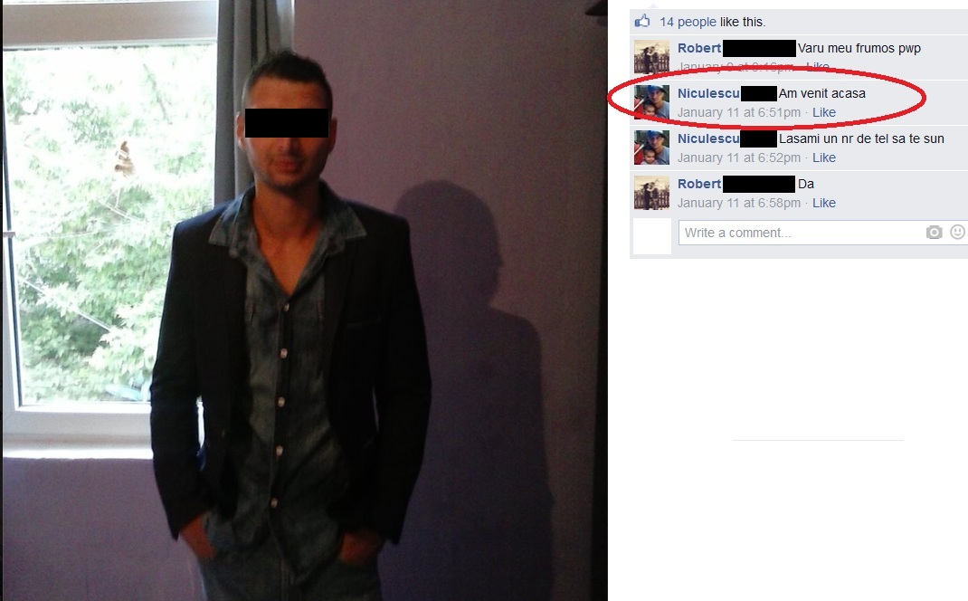 Cutitasul s-a dat de gol pe Facebook