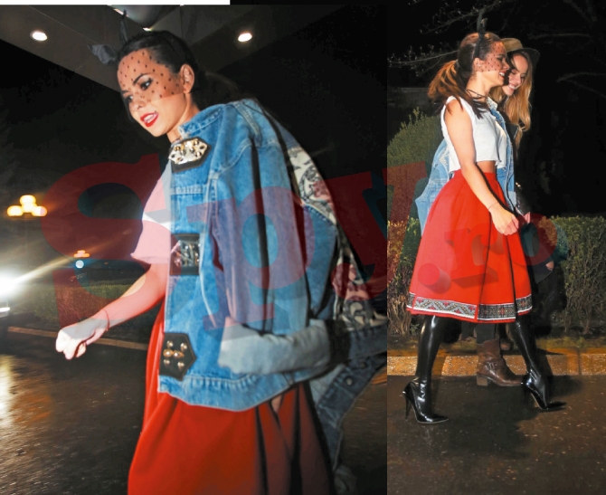 inna a petrecut alaturi de echipa ei intr-un club din Bacau