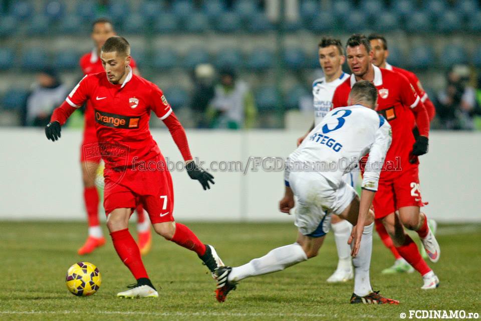 Gicu Grozav a preluat tricoul cu numarul 7, insa la Targu Jiu a evoluat o repriza, la pauza fiind schimbat