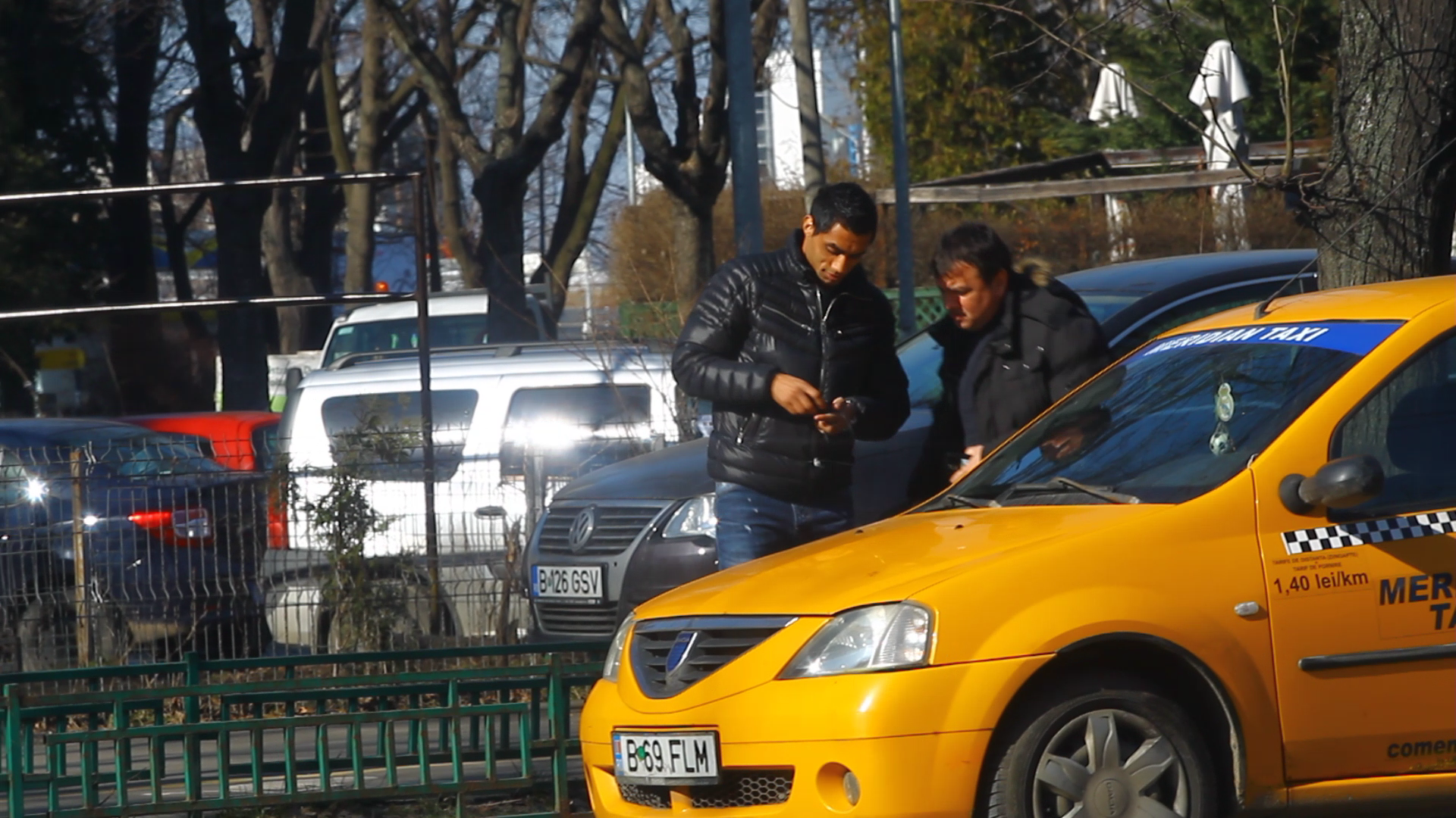 Banel s-a intalnit cu un prieten taximetrist