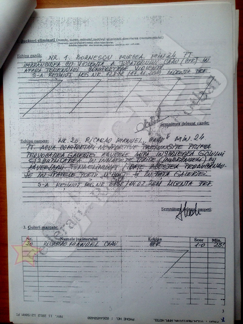 Asa cum este regulamentul, Tudor a trecut evenimentele, la rubricile tip