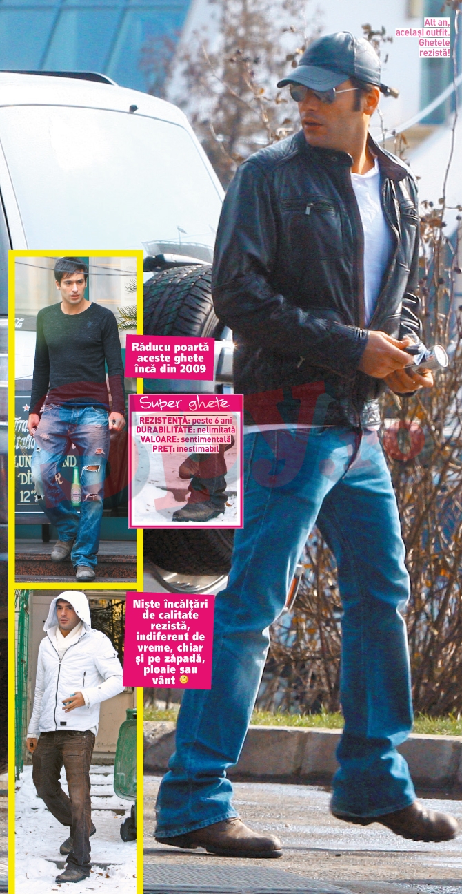 Radu Vâlcan poartă aceiasi bocanci de 6 ani!