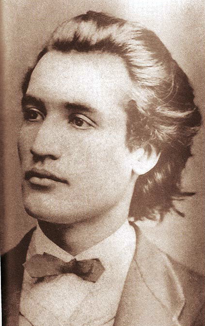 In 1869, la varsta de 19 ani, Eminescu a plecat la studii la Viena, acolo unde avea sa o cunoasca si pe Veronica