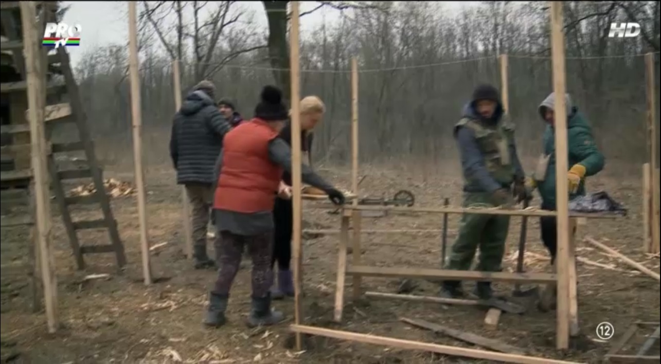 La ferma vedetelor s emunceste din greu