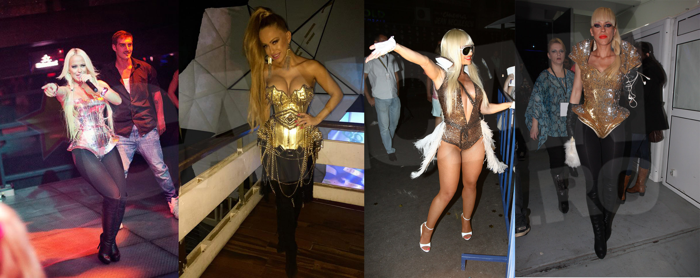 Anda Adam a fost indragostita de corsetele a la Lady Gaga