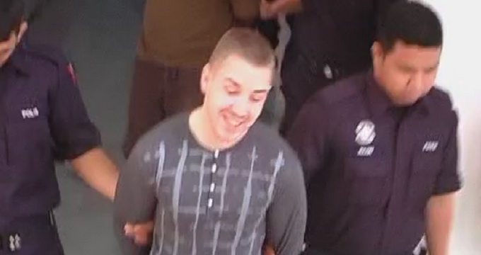 Ionut este inchis intr-un penitenciar din Malaezia (foto:tv3.com)