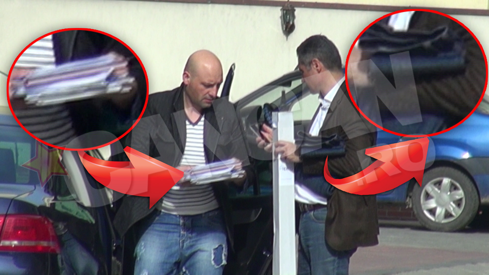 Aurel Radu foloseste in continuare masina de serviciu pentru a cara documente