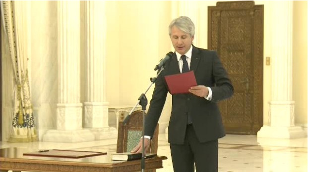 Ministrul Teodorovici la depunerea juramantului la Cotroceni