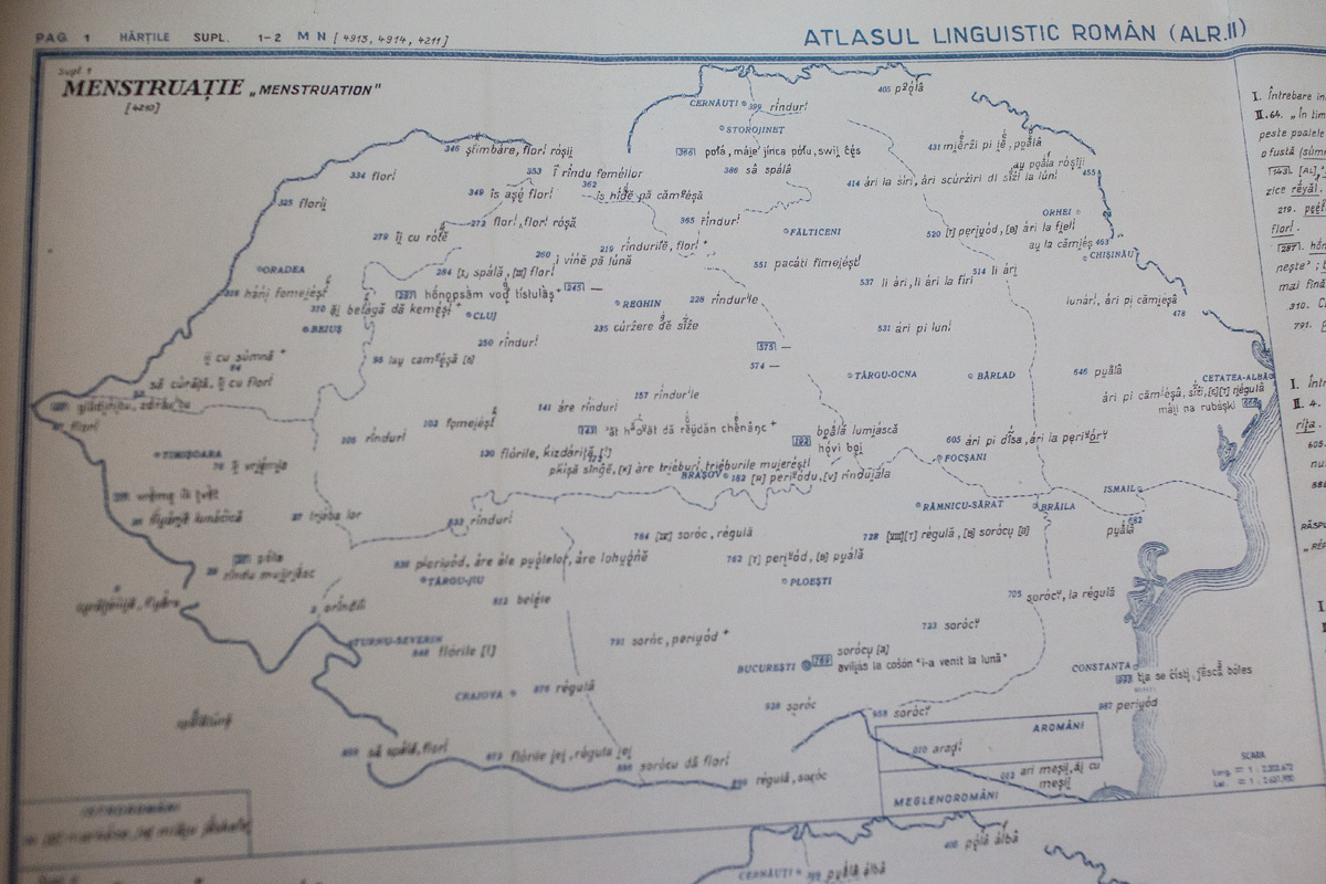 Atlasul lingvistic roman - Cuvinte obscene