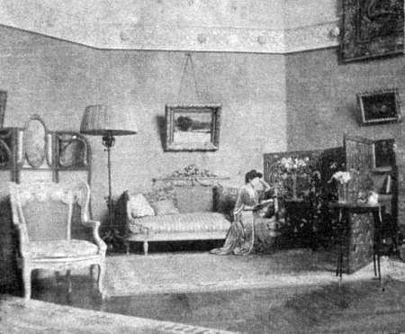 Salonul principal, in anul 1900