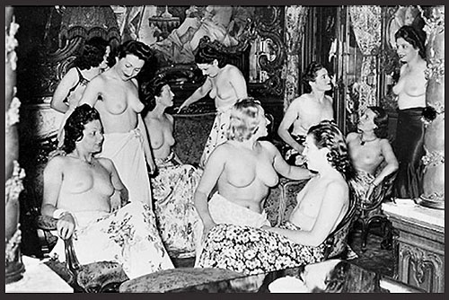 Interior casa de toleranta - anii 1930