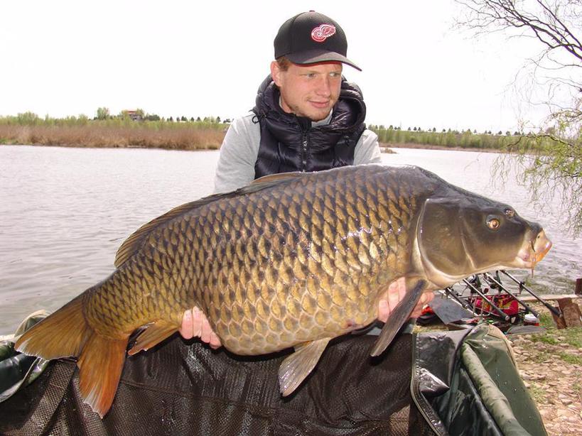 Arlauskis si captura lui impresionanta, un crap de Dunare