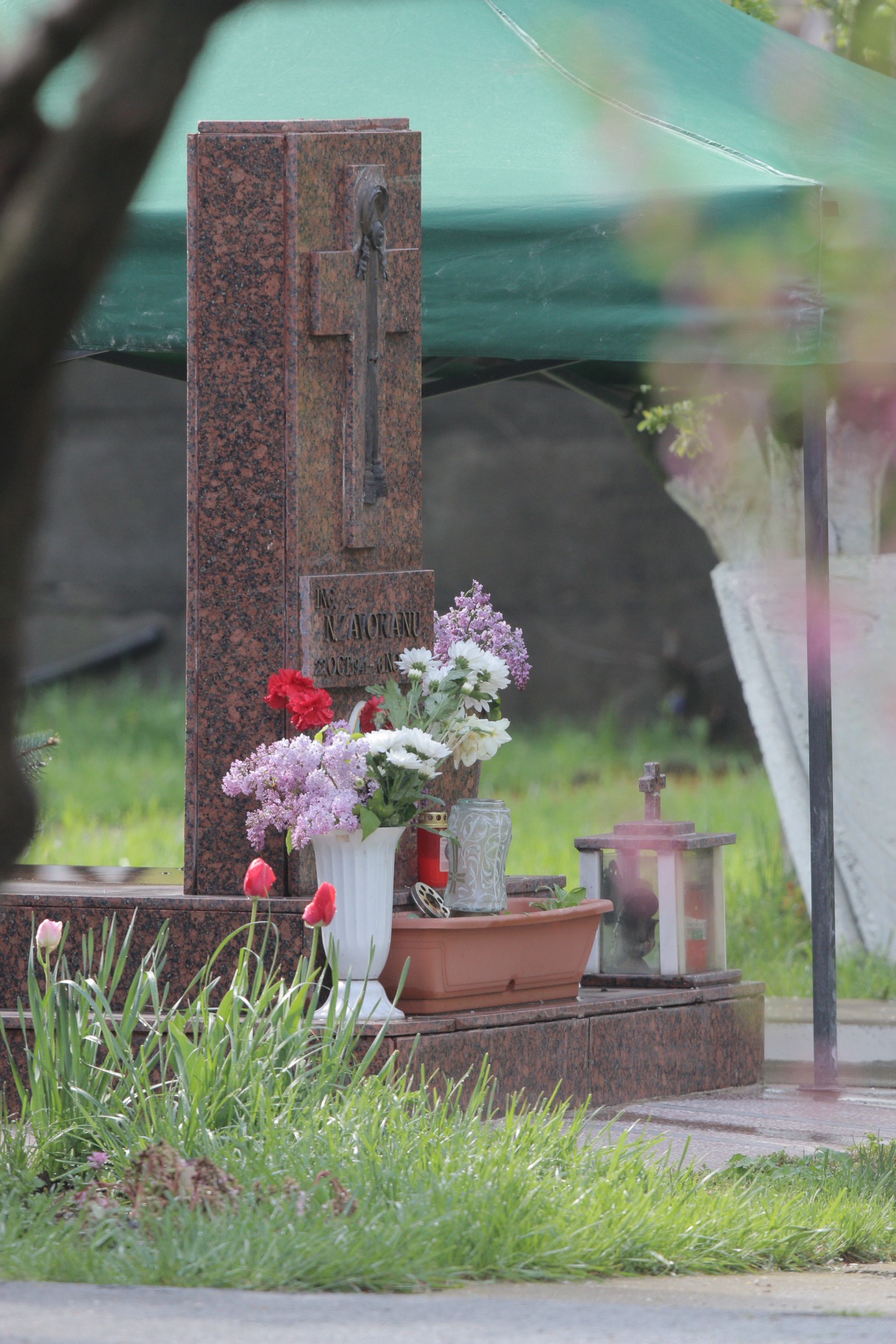 Marioara va fi inmormantata langa sotul ei