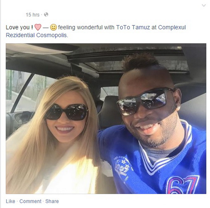Chiar daca joaca la Ploiesti, Tamuz locuieste impreuna cu iubita lui intr-un ansamblu rezidential din Capitala