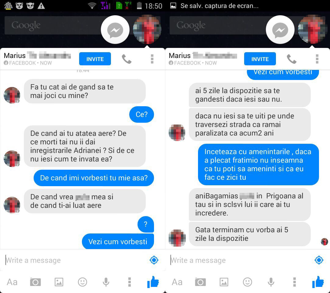 Asa a amenintat-o unul dintre amicii prezentatoarei TV pe Anda