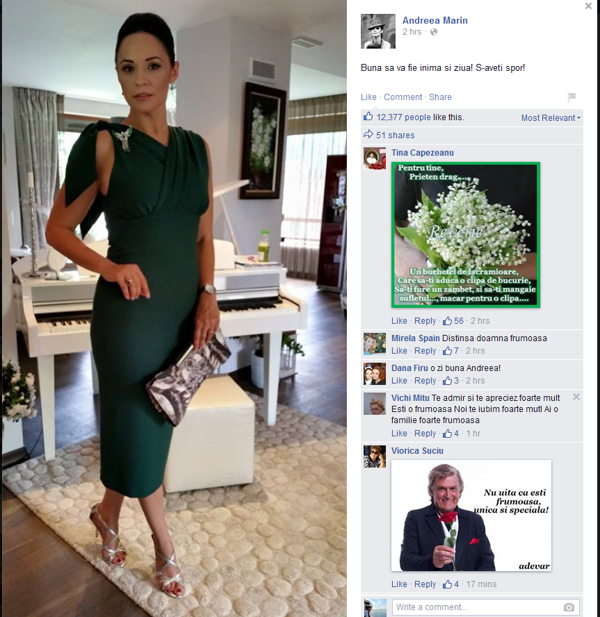 Acesta este mesajul transmis de Andreea Marin