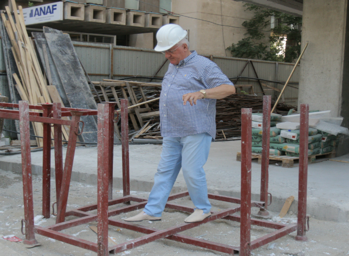 Dragomir se descurca in toate conditiile si nu are probleme cu echilibrul