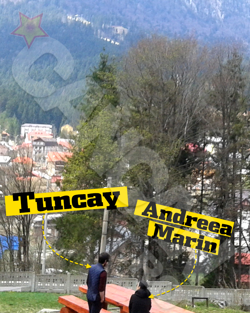 Aflati la Busteni, Andreea Marin si Tuncay poarta o discutie aprinsa