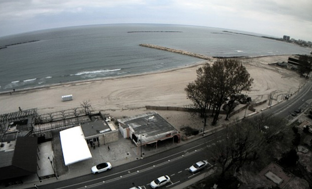 Asa arata plaja din Mamaia