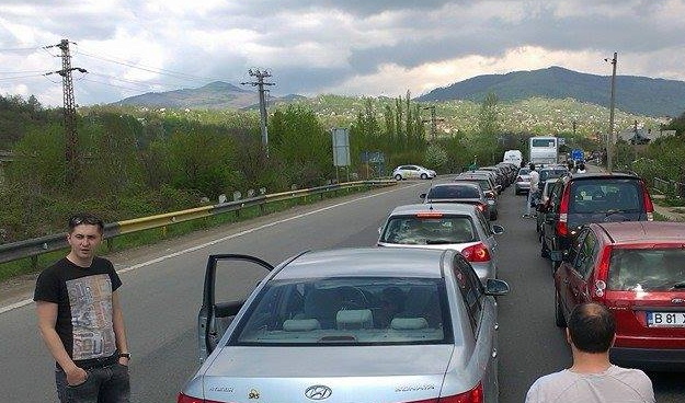 Asa arata drumul spre Valea Prahovei pe 1 Mai