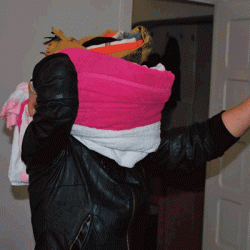 Ildiko Balmus este clarvazatoarea cu prosoape