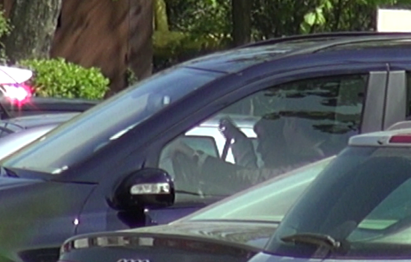 In masina, Talmacean i-a oferit o geanta de firma