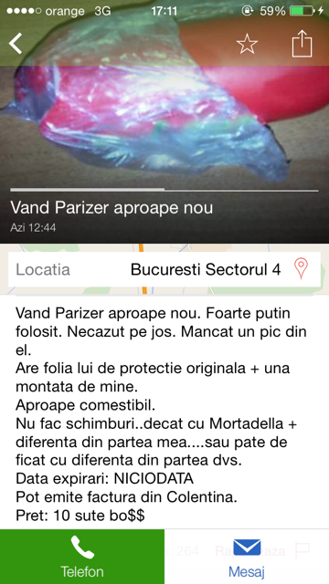 Anunt parizer