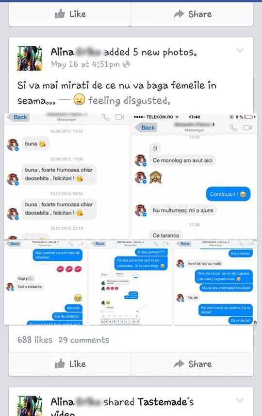 Fata l-a infruntat pe cel care a jignit-o