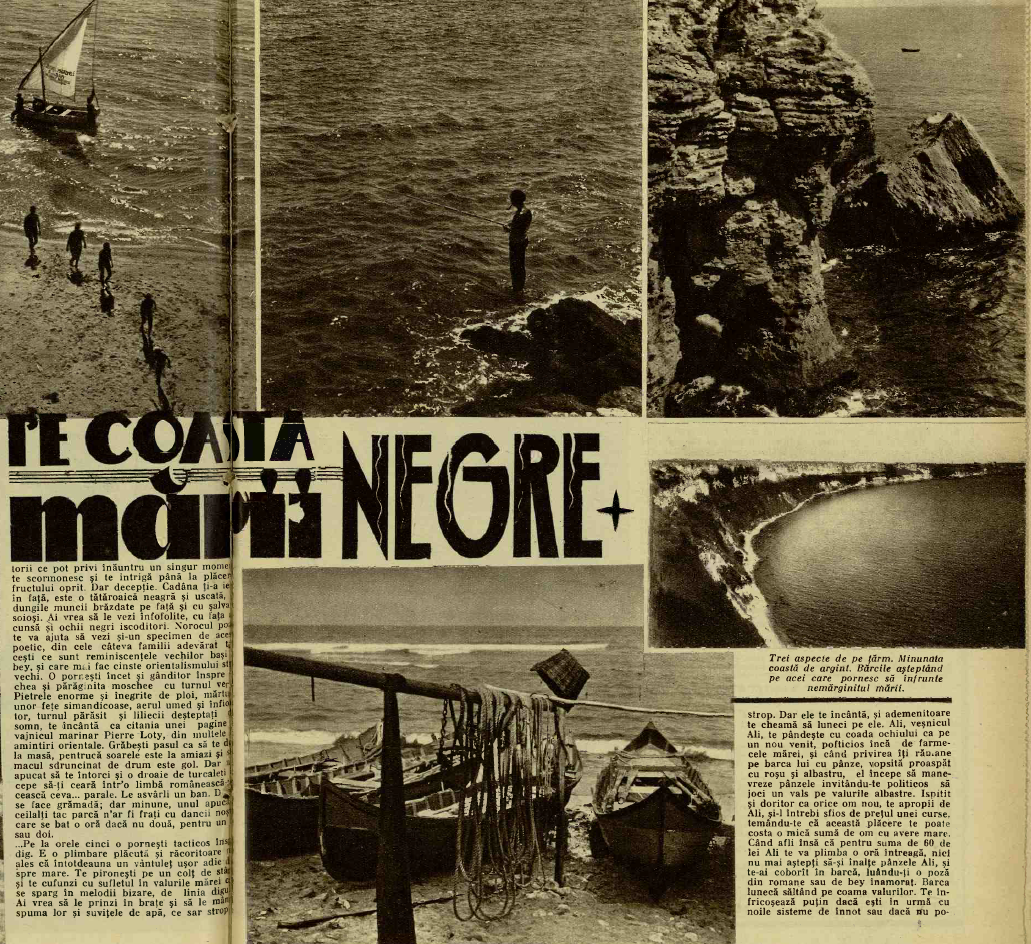 Cum arata plaja din Mangalia la mijlocul anilor '30