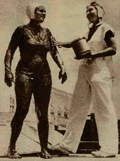 In locul cremelor de protectie solara, femeile se ungeau cu... grasime animala