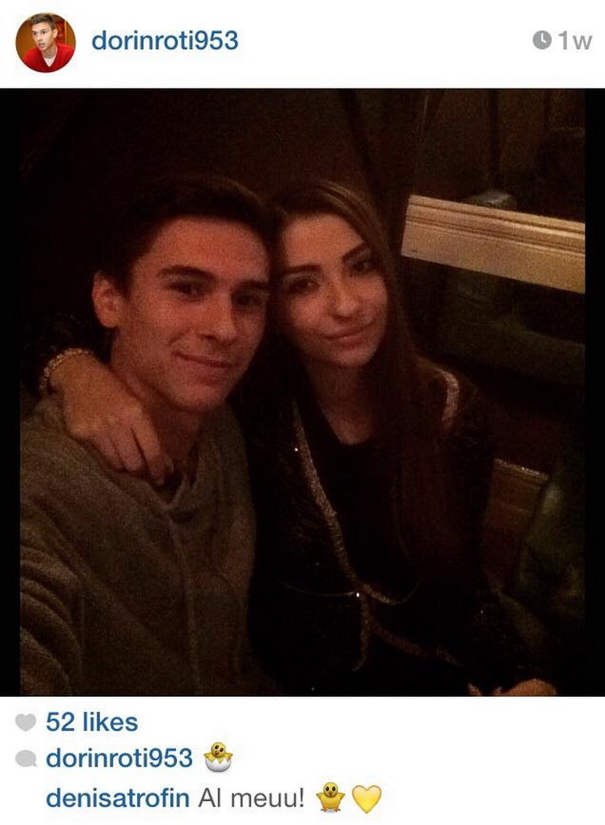 Rotariu si Denisa pareau fericiti impreuna