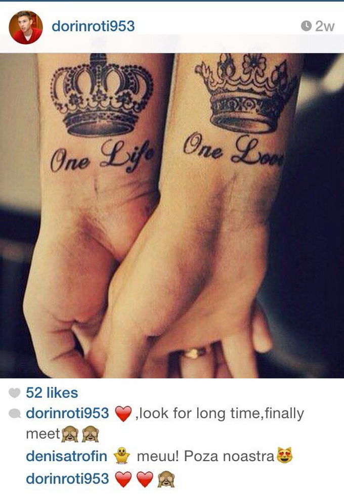 Cei doi se alintau reciproc pe pagina de socializare