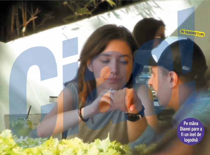 Diana Videanu, alaturi de iubitul ei, Cristi Toporan