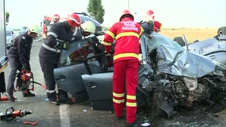 Patru masini au fost implicate in accident