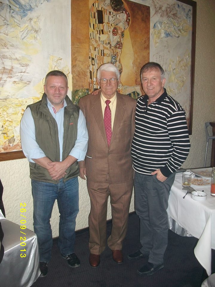 Nicolae Rainea in centru si Ioan Danciu in stanga